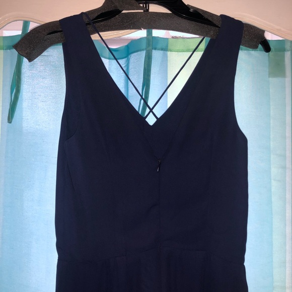 HOMMAGE from Los Angeles full length navy jumpsuit - Picture 2 of 4